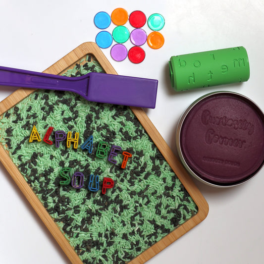 Alphabet Soup Sensory Play Kit